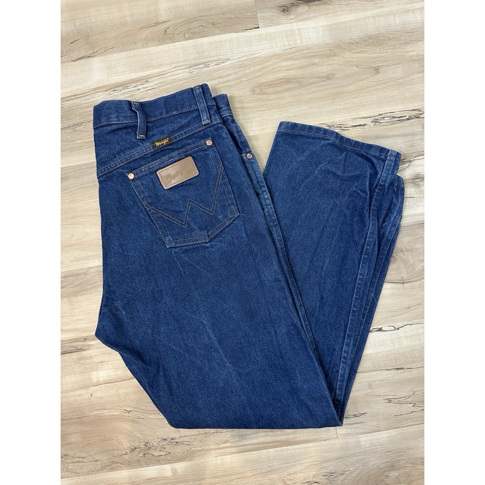 Wrangler Men's Jeans Cowboy Cut 13MWZ Pro Rodeo Indigo Denim Original Fit 38x30